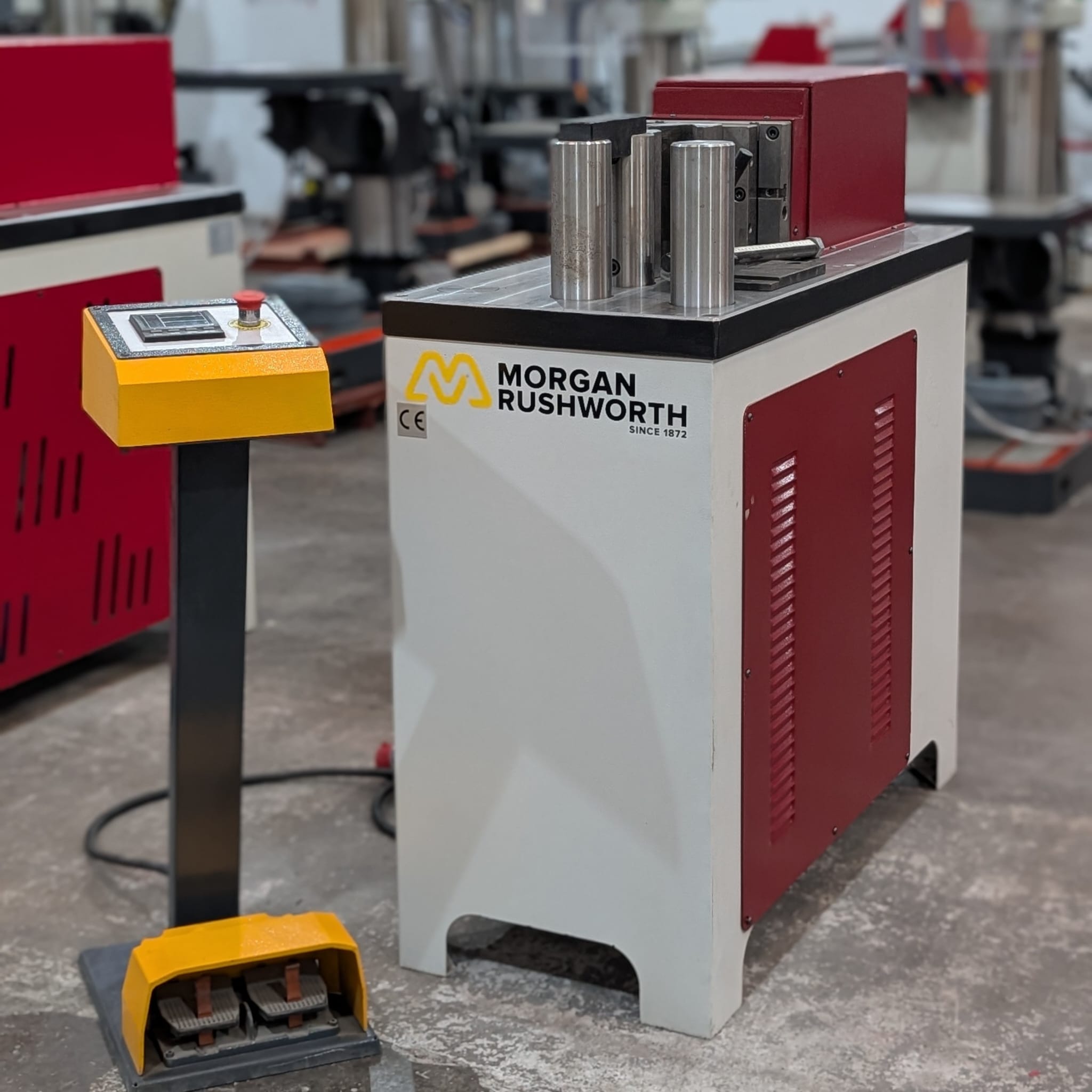 PRE OWNED - Morgan Rushworth HBM 20.200 Horizontal Bending Press 415V